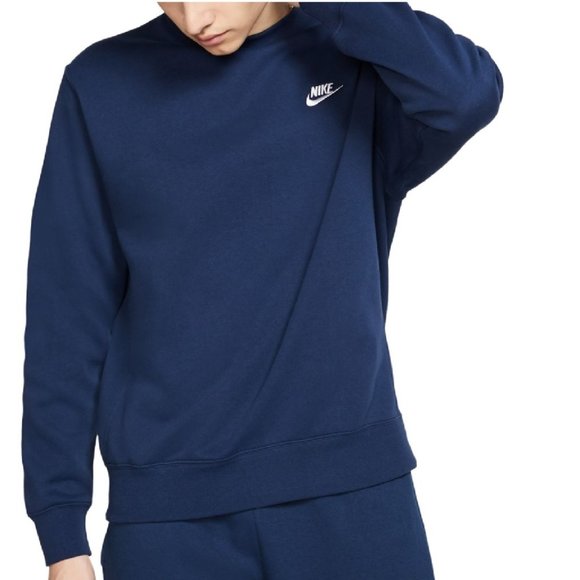 nike men's club fleece crew sweatshirt
